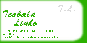 teobald linko business card